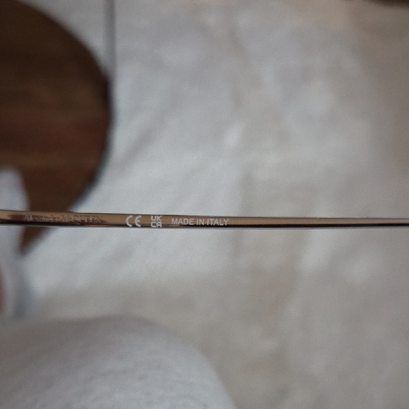 Alexander McQueen Black Sunglasses Made In Italy. AM0375S  001  53/ 19 145 XL - Picture 5 of 11